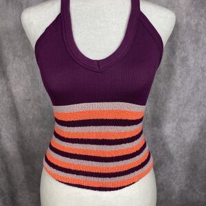 Free People Movement All Clear V Neck Cami Tank Top Size XS/S Ribbed Racerback